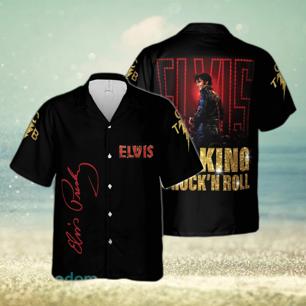 Elvis Presley Hawaiian 3D Shirt Style 7 For Men And Women Gift Short Sleeve Beach Shirt - Limotees