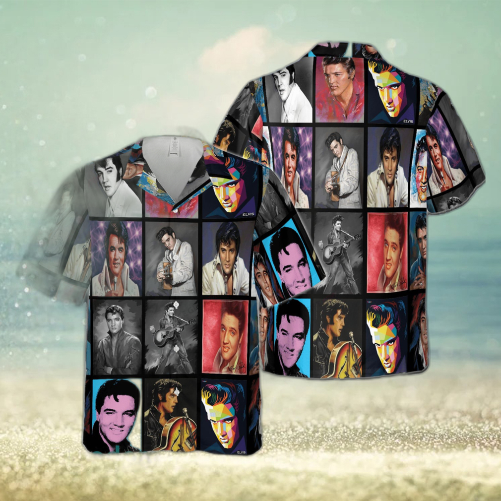 Elvis Presley Hawaiian 3D Shirt Style 8 For Men And Women Gift Short Sleeve Beach Shirt - Limotees