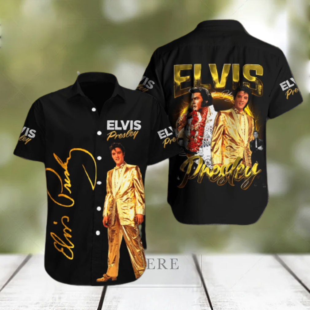 Elvis Presley Short Sleeve Influential artist hawaiian shirt - Limotees