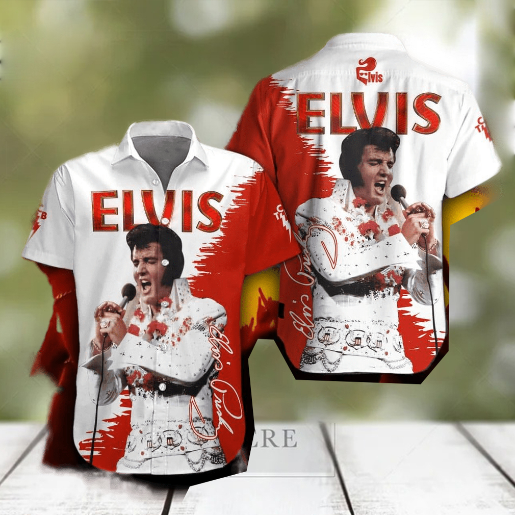 Elvis Presley Short Sleeve Memphis sound hawaiian shirt - Limotees