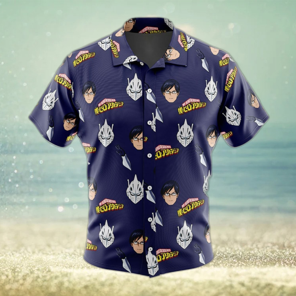 Engine Ida Tenya My Hero Academia Button Up Hawaiian Shirt - Limotees