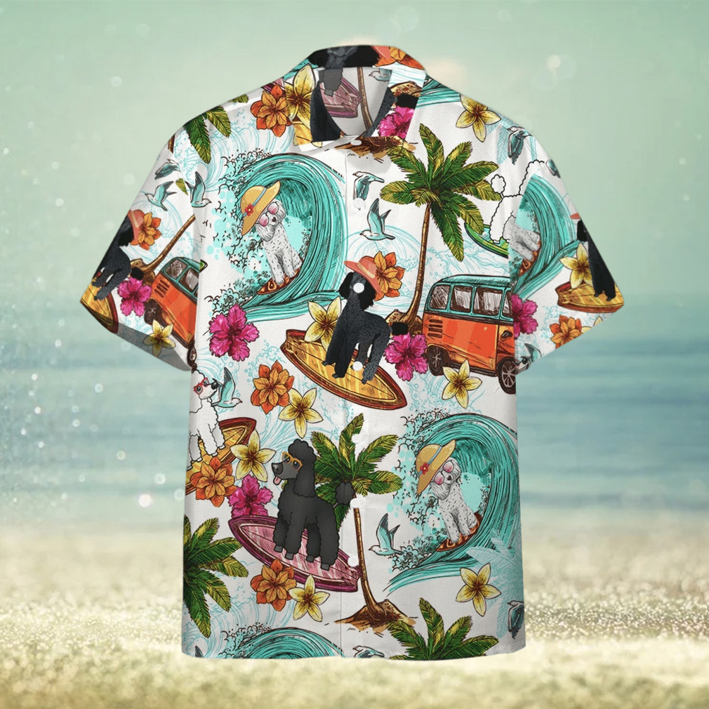 Enjoy Surfing With Poodle Hawaiian Shirt - Limotees