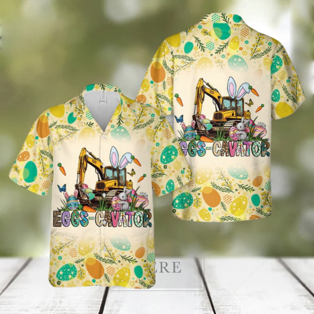 Excavator Easter Hawaiian Shirt - Limotees