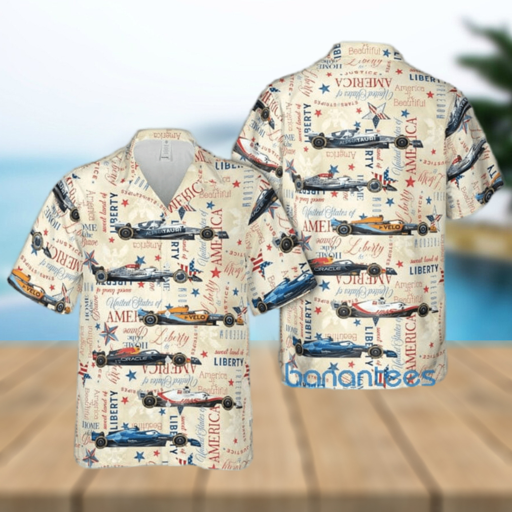 F1 Formula One Teams 2022 Gift For 4th Of July Aloha Hawaiian Shirt - Limotees