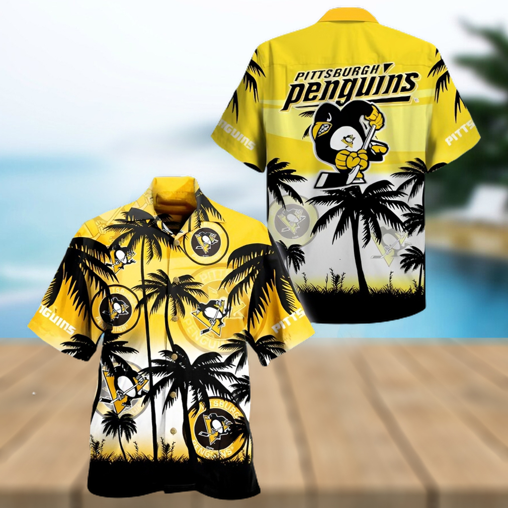 Fanmade Pittsburgh Penguins Hockey Hawaiian Shirt Aloha Beach Summer - Limotees