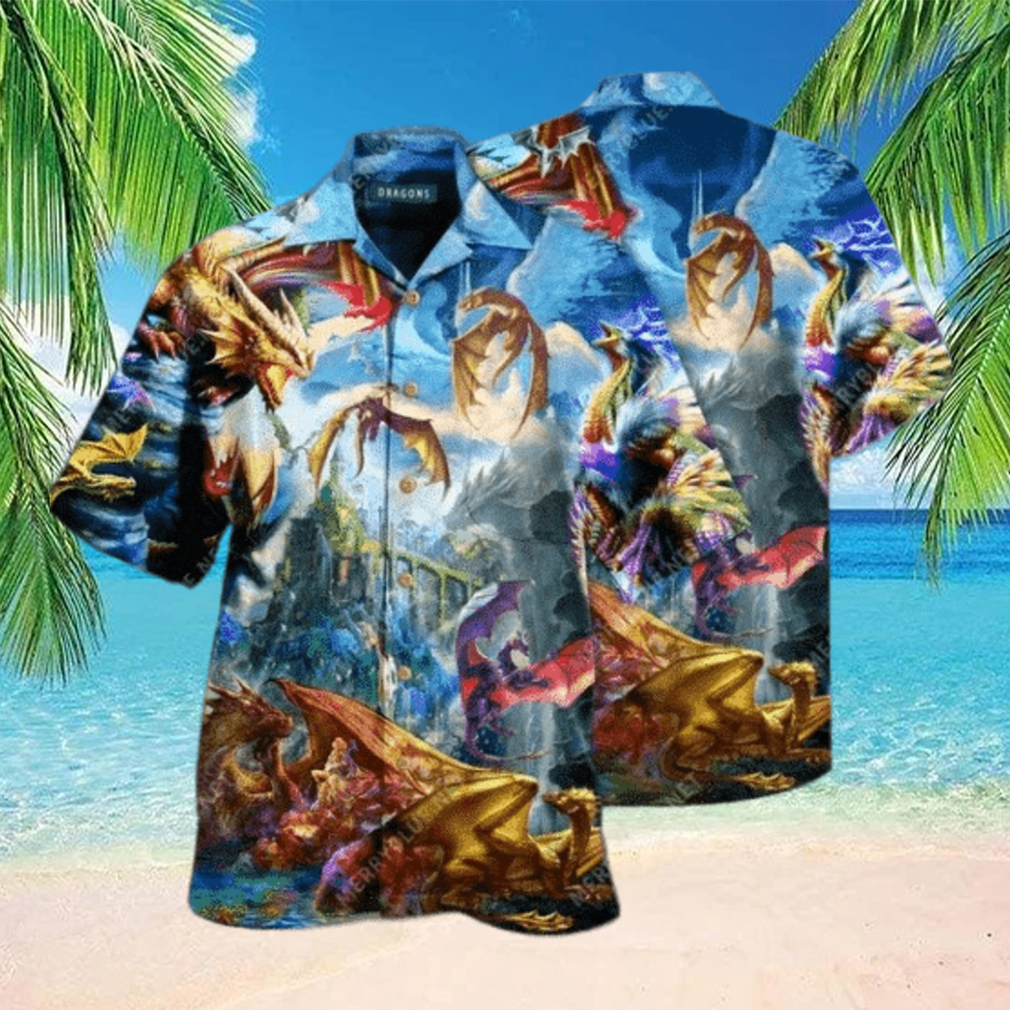 Fantasy Dragon World Aloha Hawaiian Shirts - Limotees