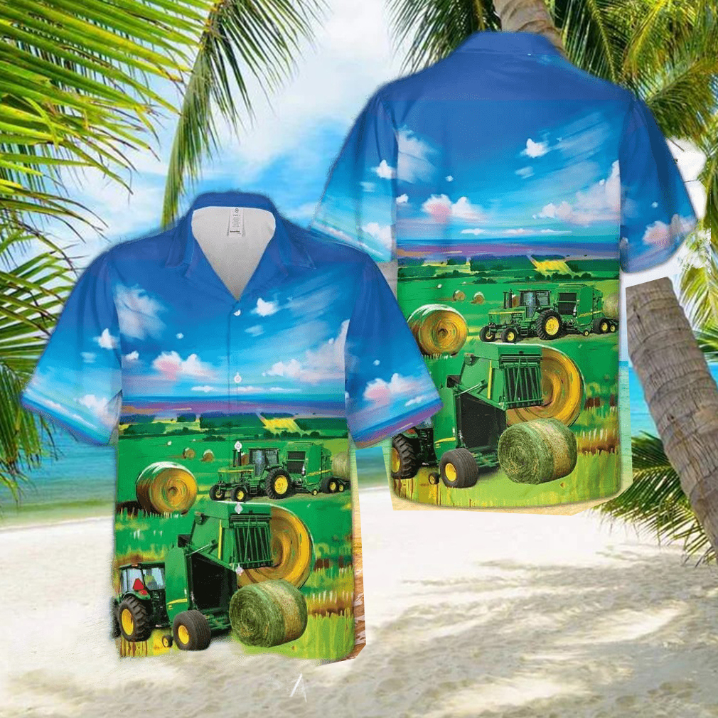 Farm Round Baler Hawaiian Shirt - Limotees