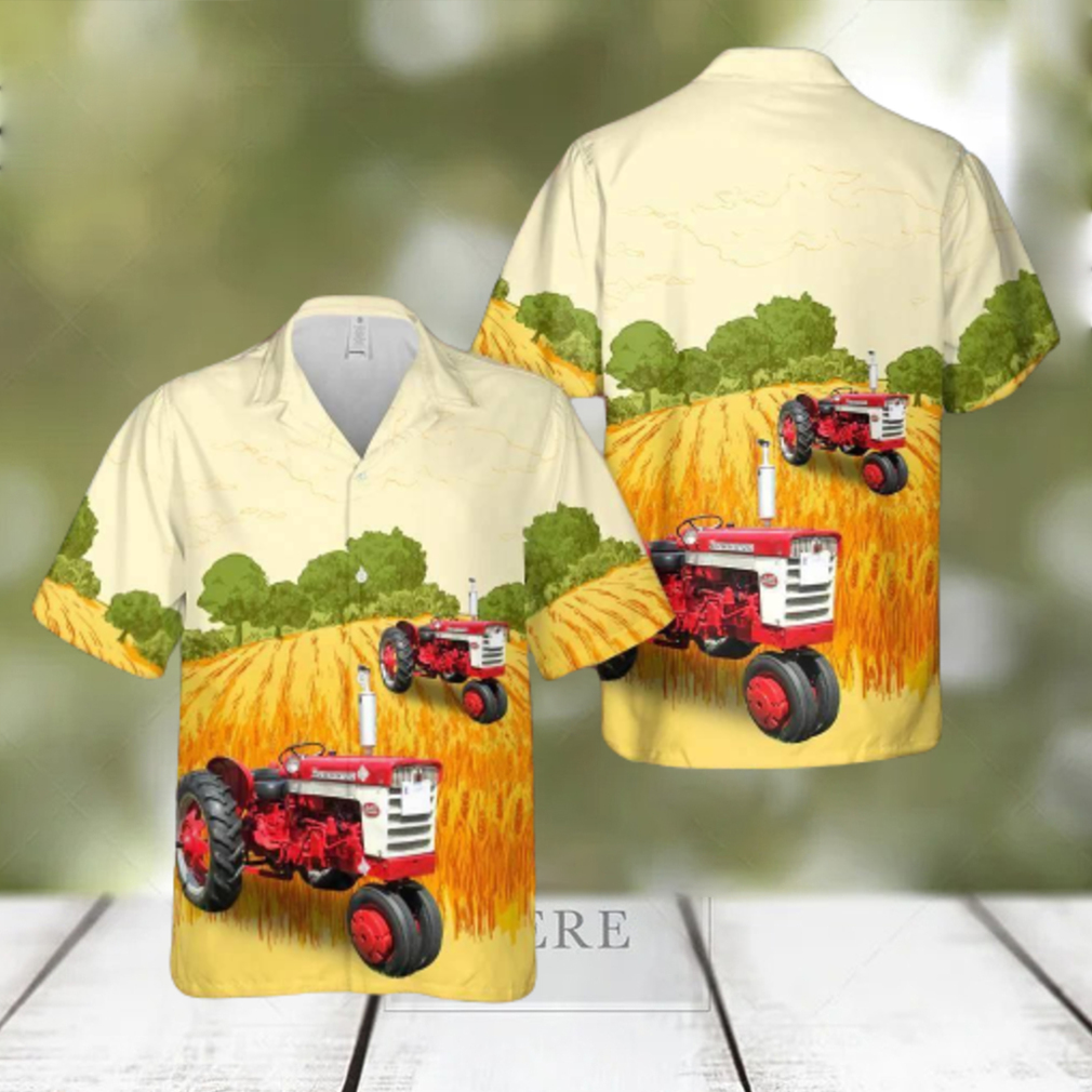 Farmall 340 Gas Tractor Hawaiian Shirt - Limotees