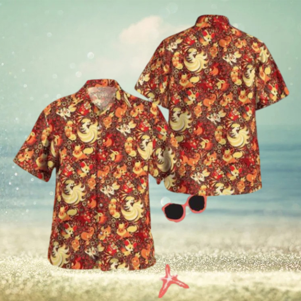 Fire Pokemon Red Tropical Hawaiian Shirt For Men And Women - Limotees