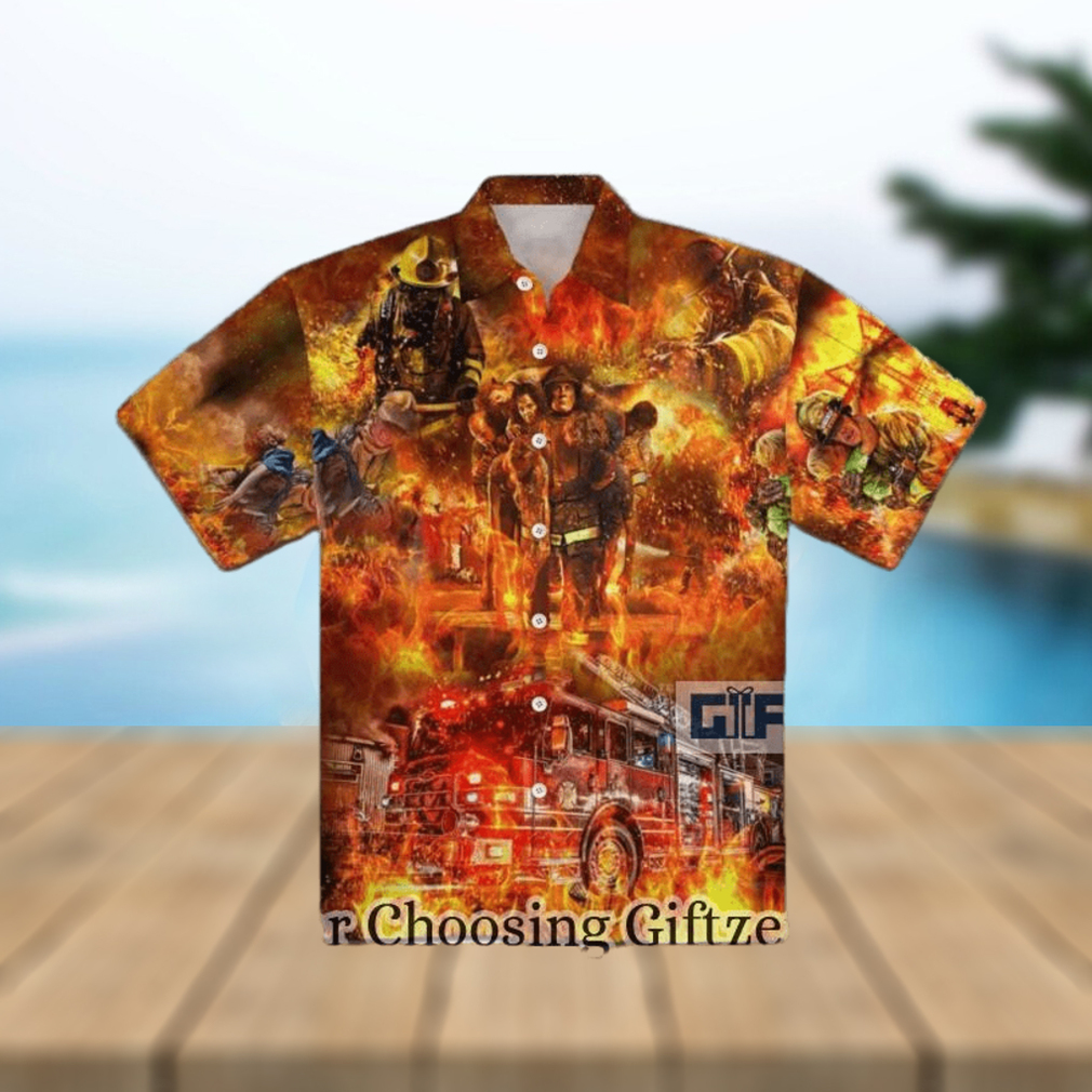 Firefighter Hawaiian Shirt - Limotees