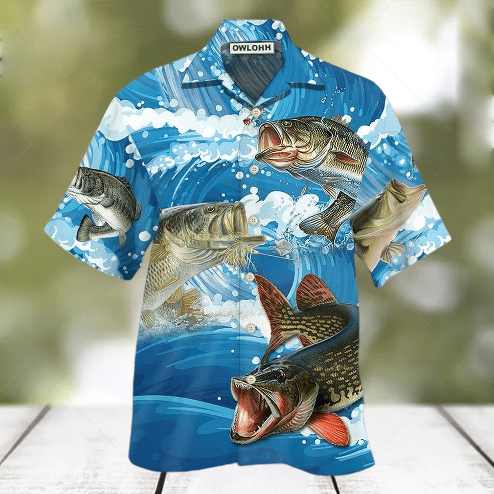 Fishing Blue Wave Limited Edition Hawaiian Shirt - Limotees