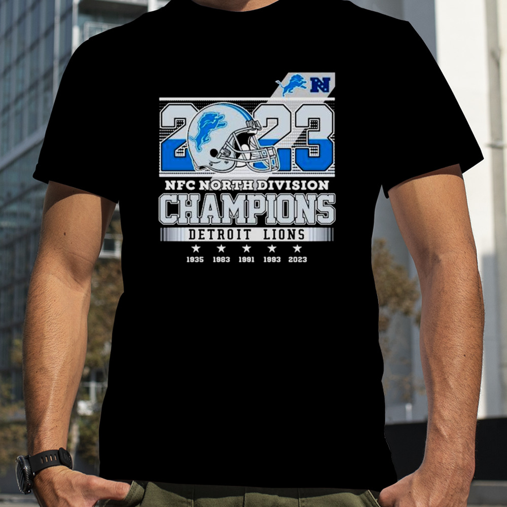 Detroit Lions 2023 NFC North Division Champions shirt