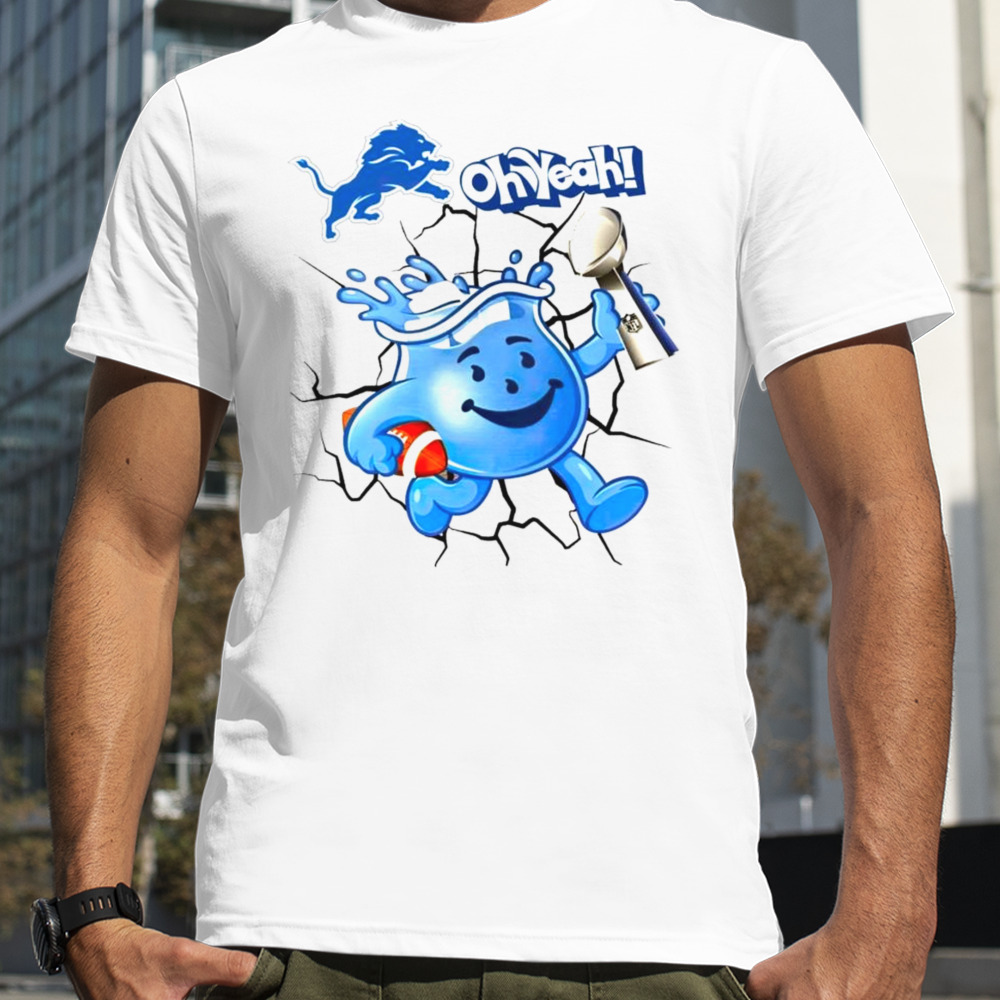 Detroit Lions Kool-Aid oh yeah NFL shirt