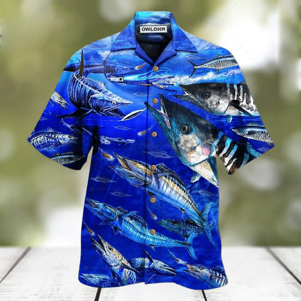 Fishing Love Blue Ocean Limited Edition Hawaiian Shirt - Limotees