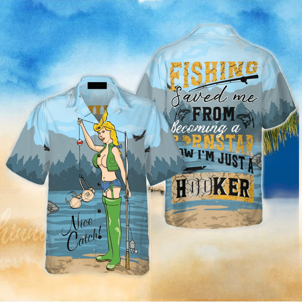 Fishing Saved Me Fishing Hawaiian Shirt Summer Beach Gift For Men And Women - Limotees