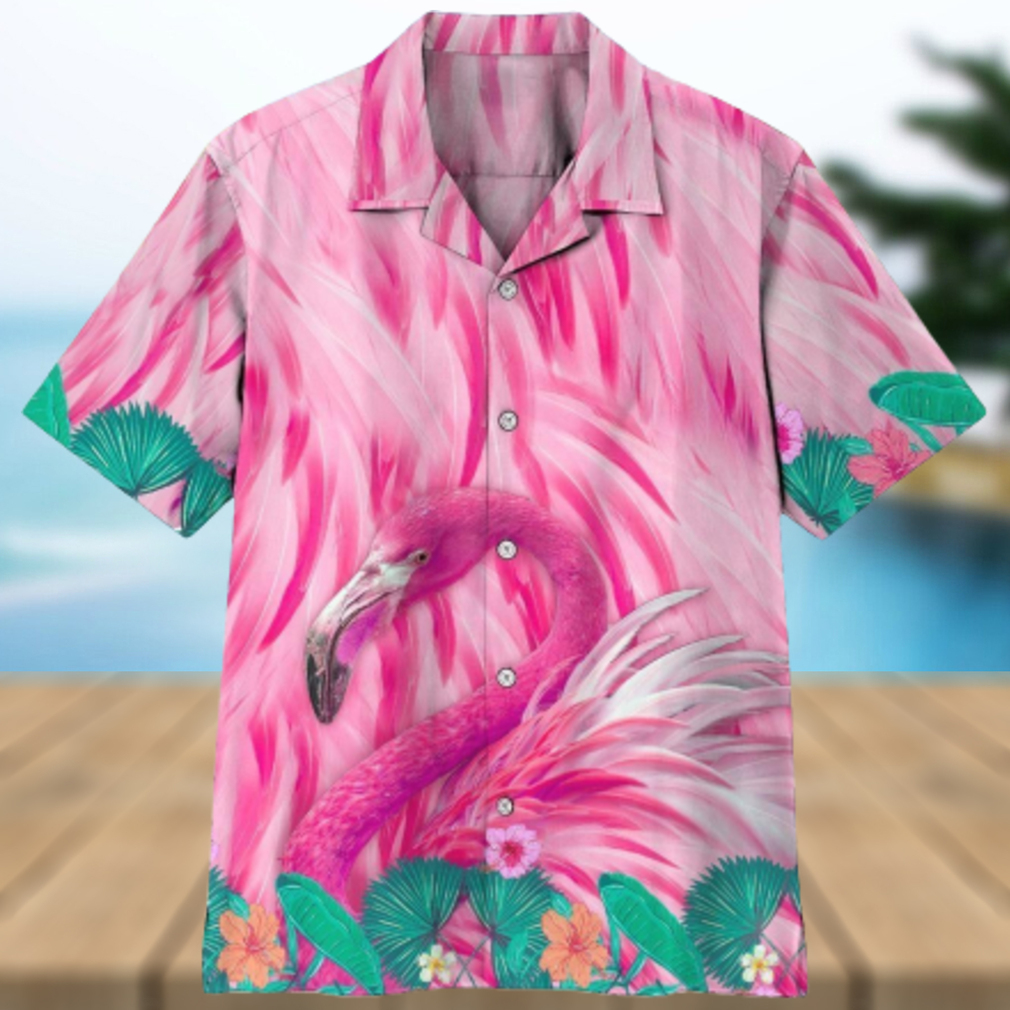 Flamingo Aloha Hawaiian Shirt Summer Gift Beach Shirt - Limotees