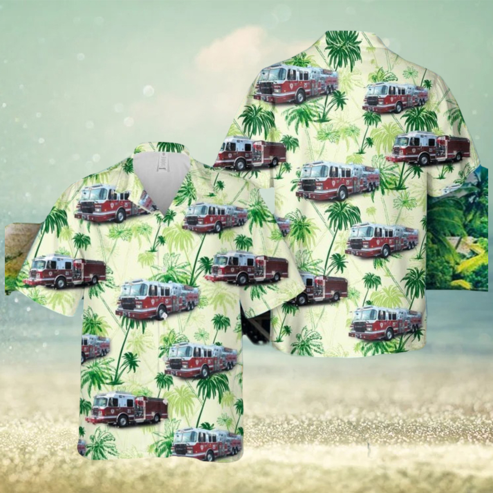 Flanders Fire Department 3D Hawaiian Shirt Summer Holiday Gift For Men And Women - Limotees