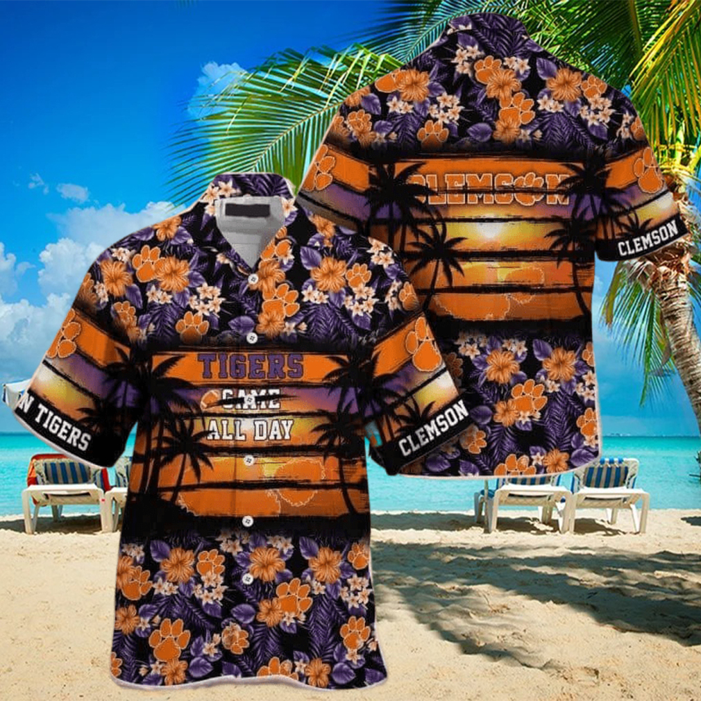 Floral Aloha NCAA Clemson Tigers Hawaiian Shirt Came All Day - Limotees