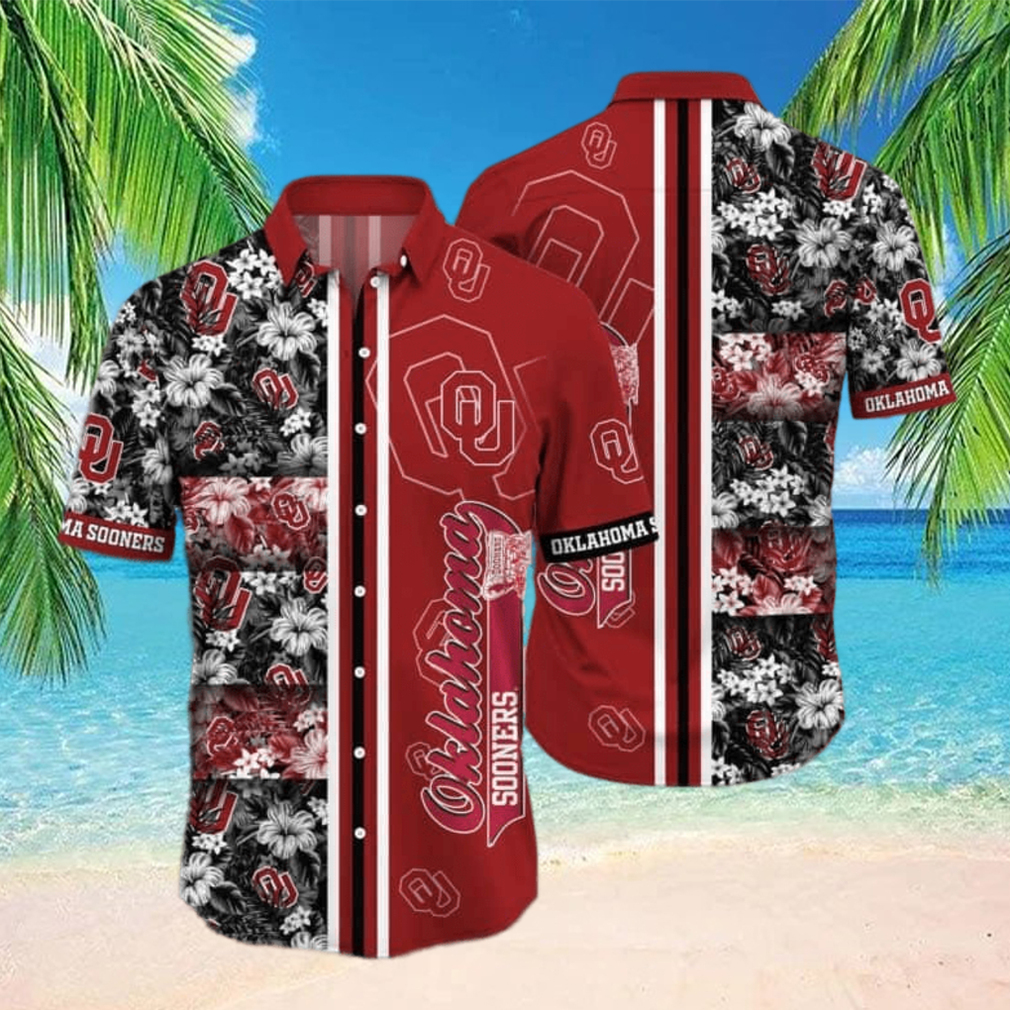 Floral Aloha NCAA Oklahoma Sooners Hawaiian Shirt Beach Gift For Friend - Limotees