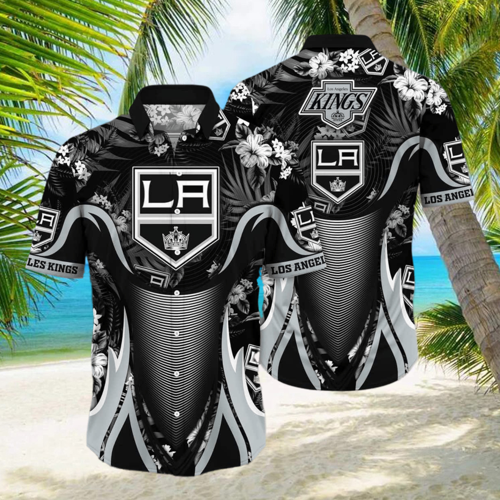 Floral Aloha NHL Los Angeles Kings Hawaiian Shirt - Limotees