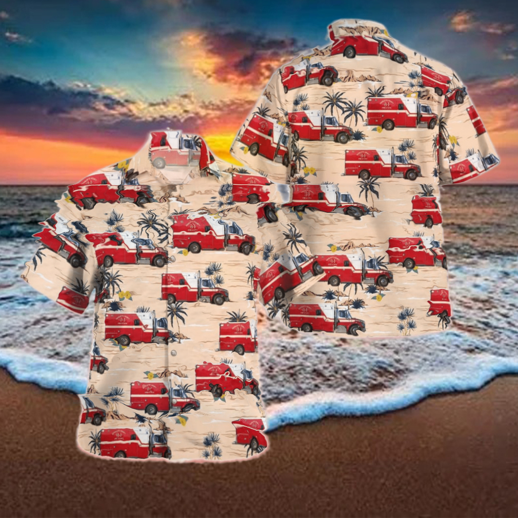 Florida Charlotte County Fire and EMS Beach Gift Aloha Hawaiian Shirt WeYZwfciL - Limotees