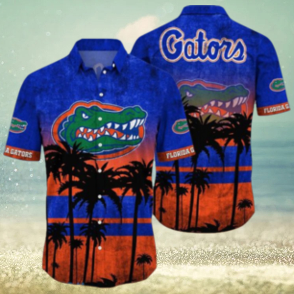 Florida Gators Logo Coconut Tropical Hawaiian Shirt Beach Gift For Fans - Limotees