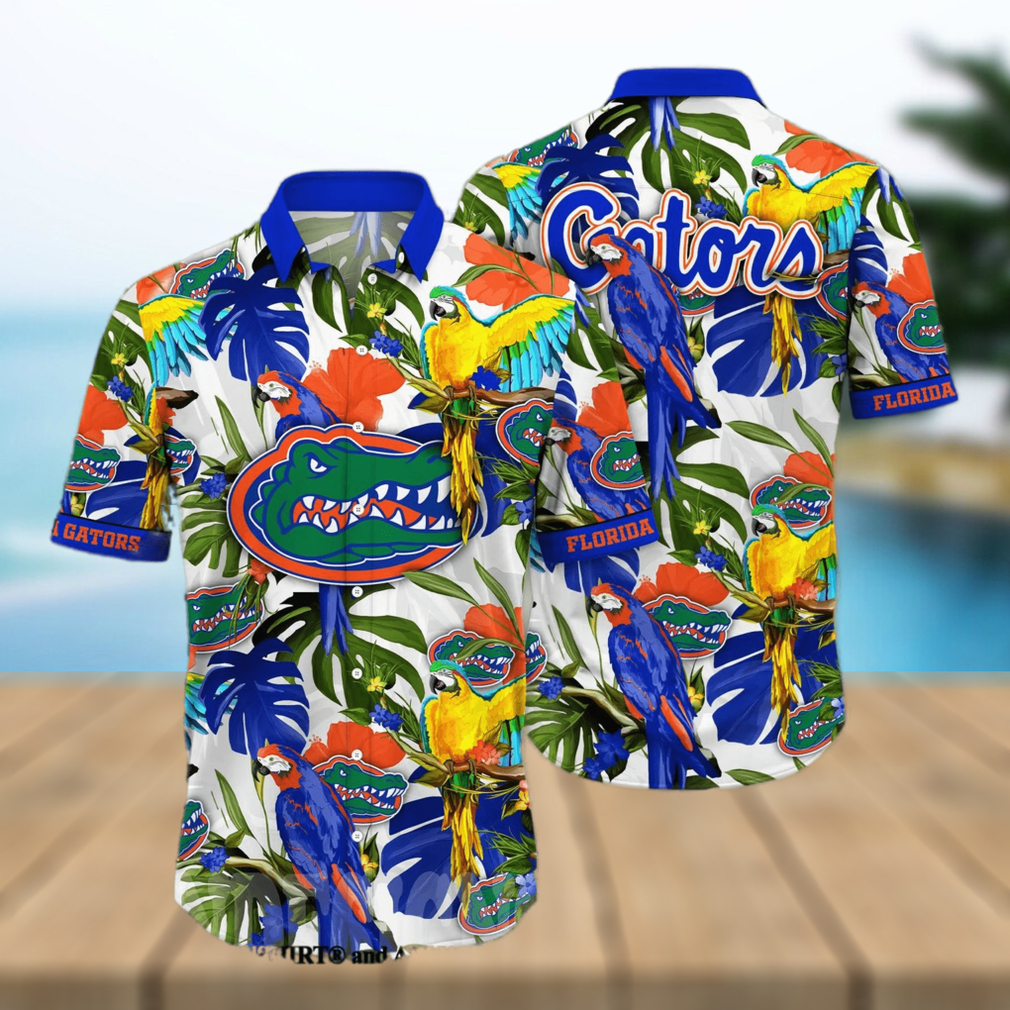 Florida Gators NCAA Floral Full Printing Unisex Hawaiian Shirt - Limotees