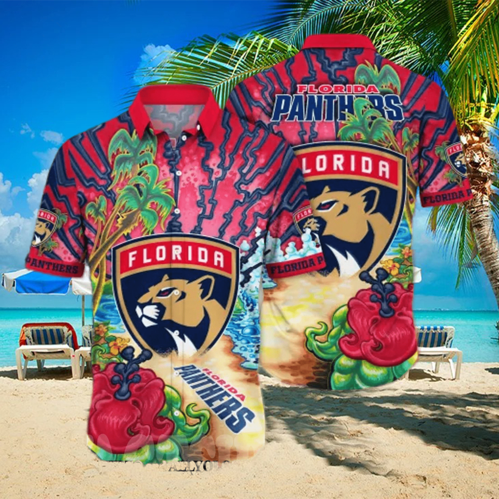 Florida Panthers NHL Flower All Over Printed Hawaiian Shirt - Limotees