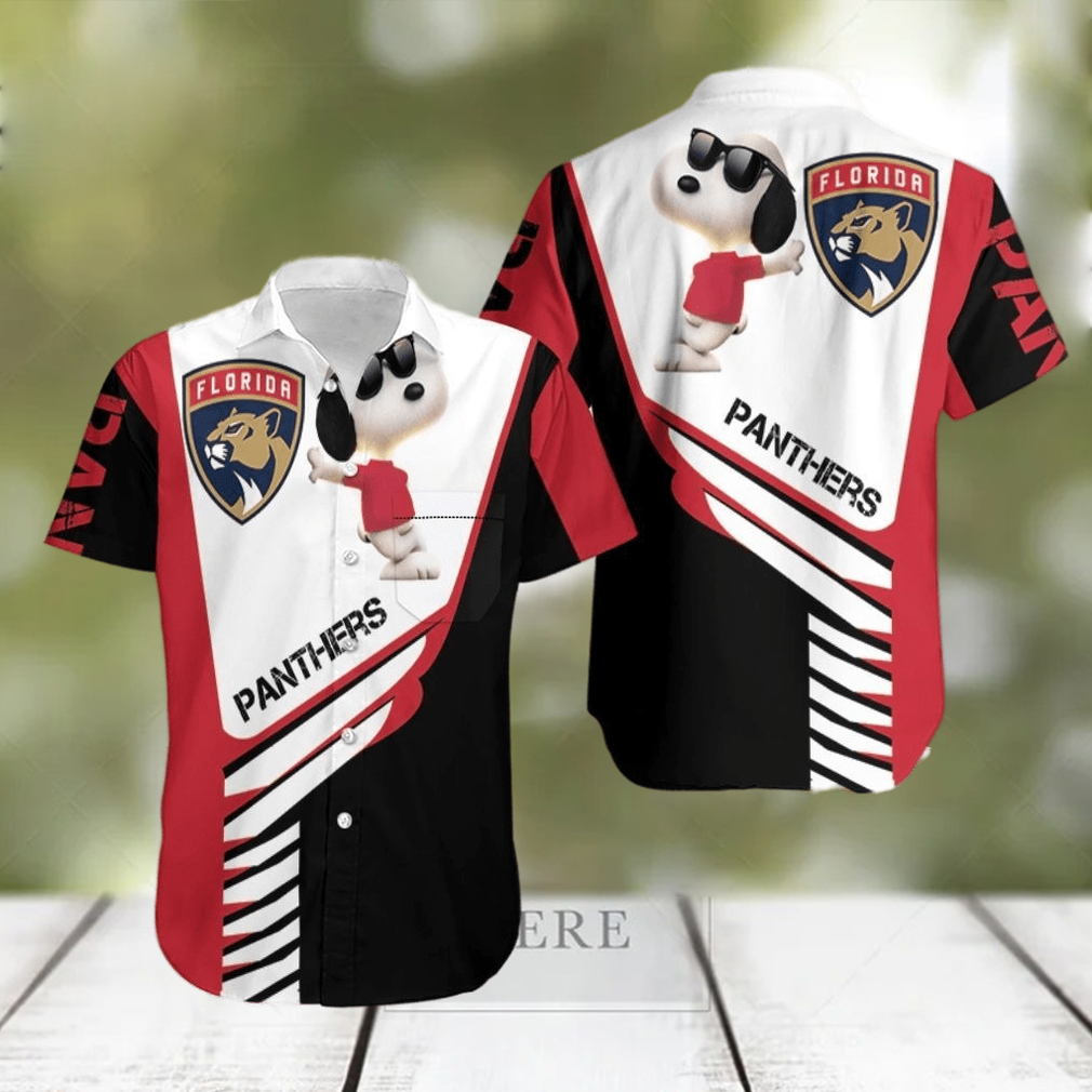 Florida Panthers Snoopy For Fans 3D Hawaiian Shirt - Limotees