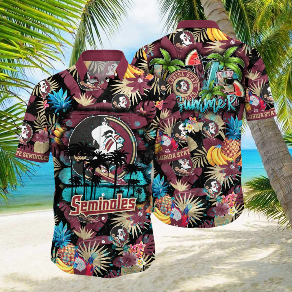 Florida State Seminoles NCAA Hawaiian Shirt Surfingtime Aloha Shirt - Limotees