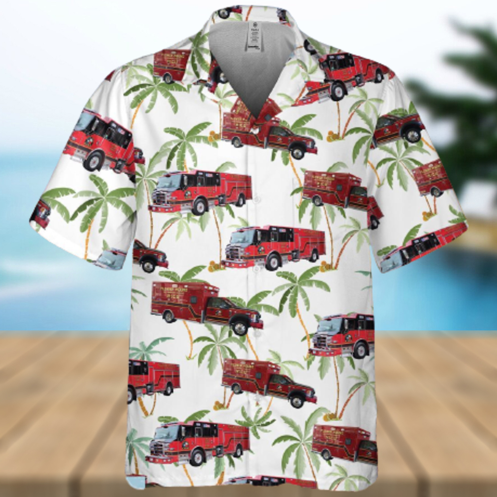 Flower Mound, Texas, Flower Mound Fire Department Tropical Hawaiian Shirt - Limotees