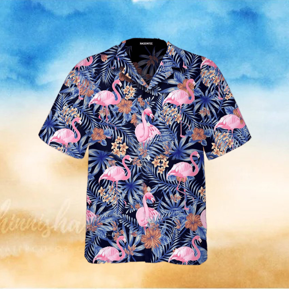 Flower Pink Flamingo Summer Hawaiian Shirt - Limotees