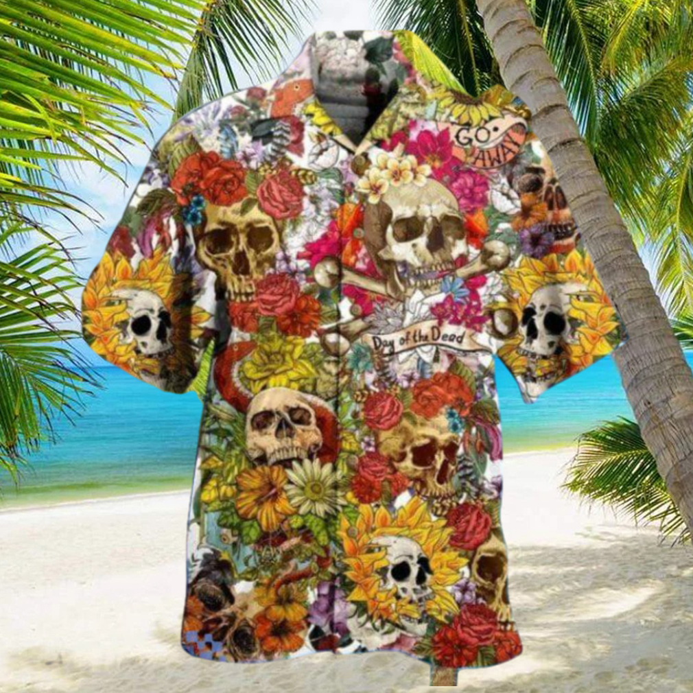 Flower Skull Hawaiian Shirt Best Gift For Men Women - Limotees