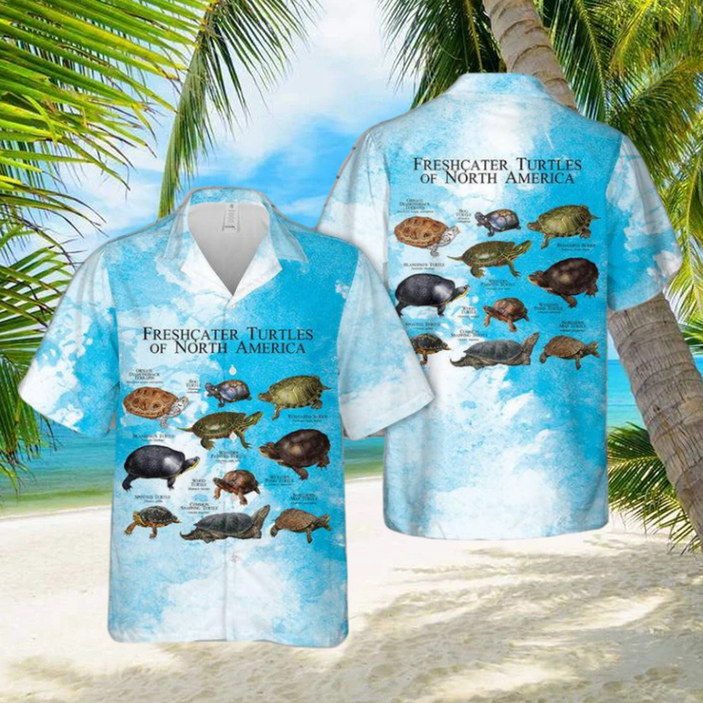 Freshwater Turtles of North America Hawaiian Shirt - Limotees