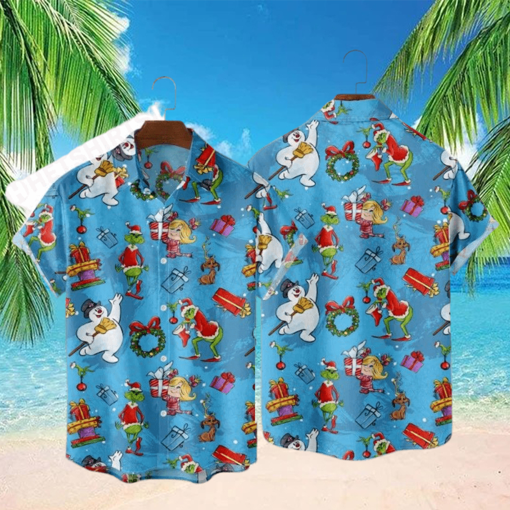 Fun And Festive Grinch Hawaiian Shirt - Limotees