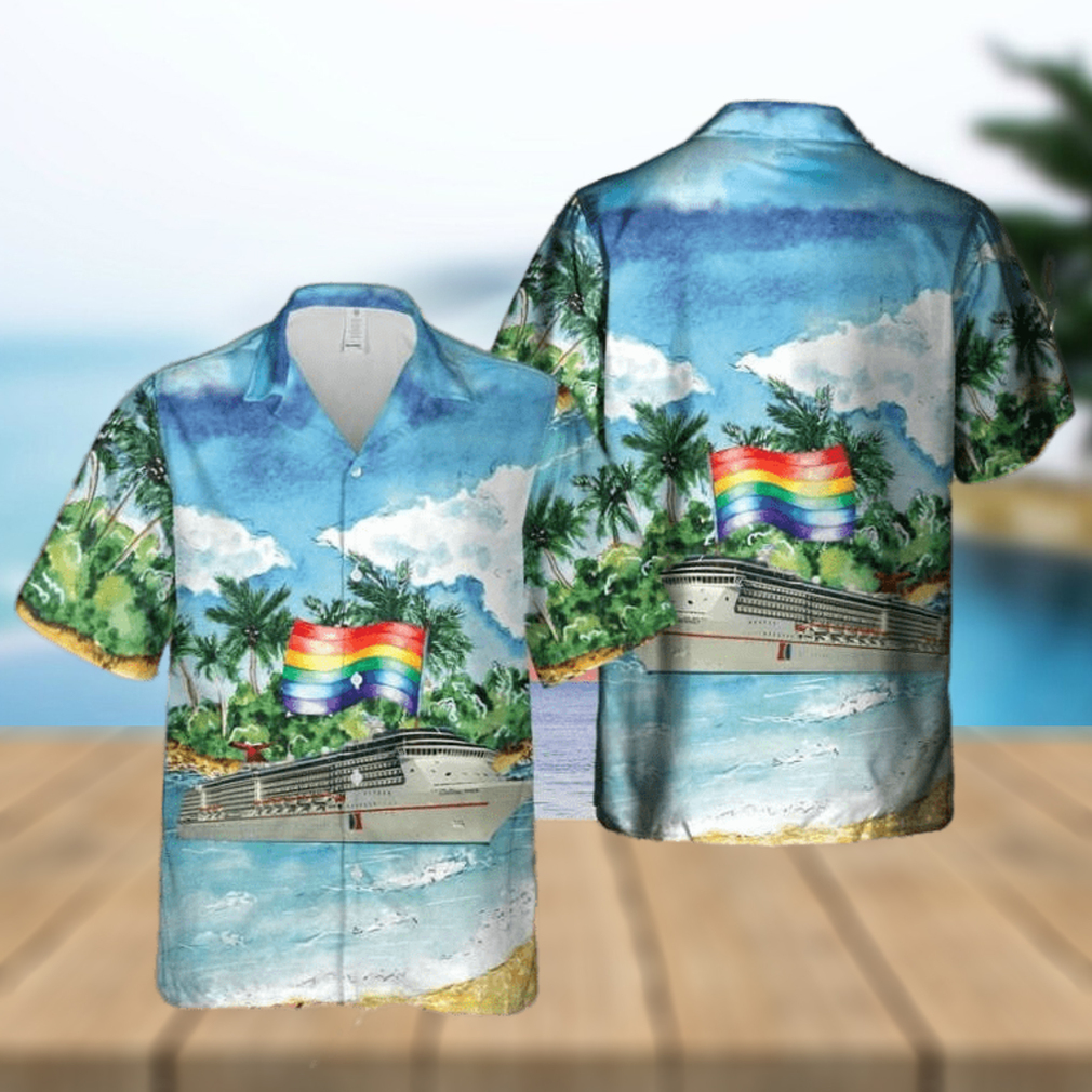 Funny Cruise Shirts Cruise Happy Pride Month Hawaiian Shirt - Limotees