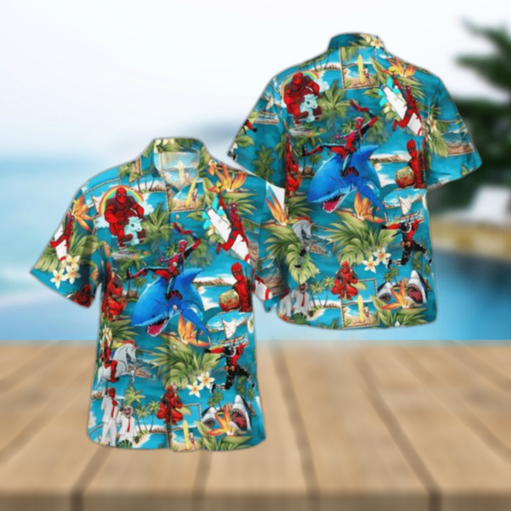 Funny Deadpool Beach Hawaiian Shirt - Limotees