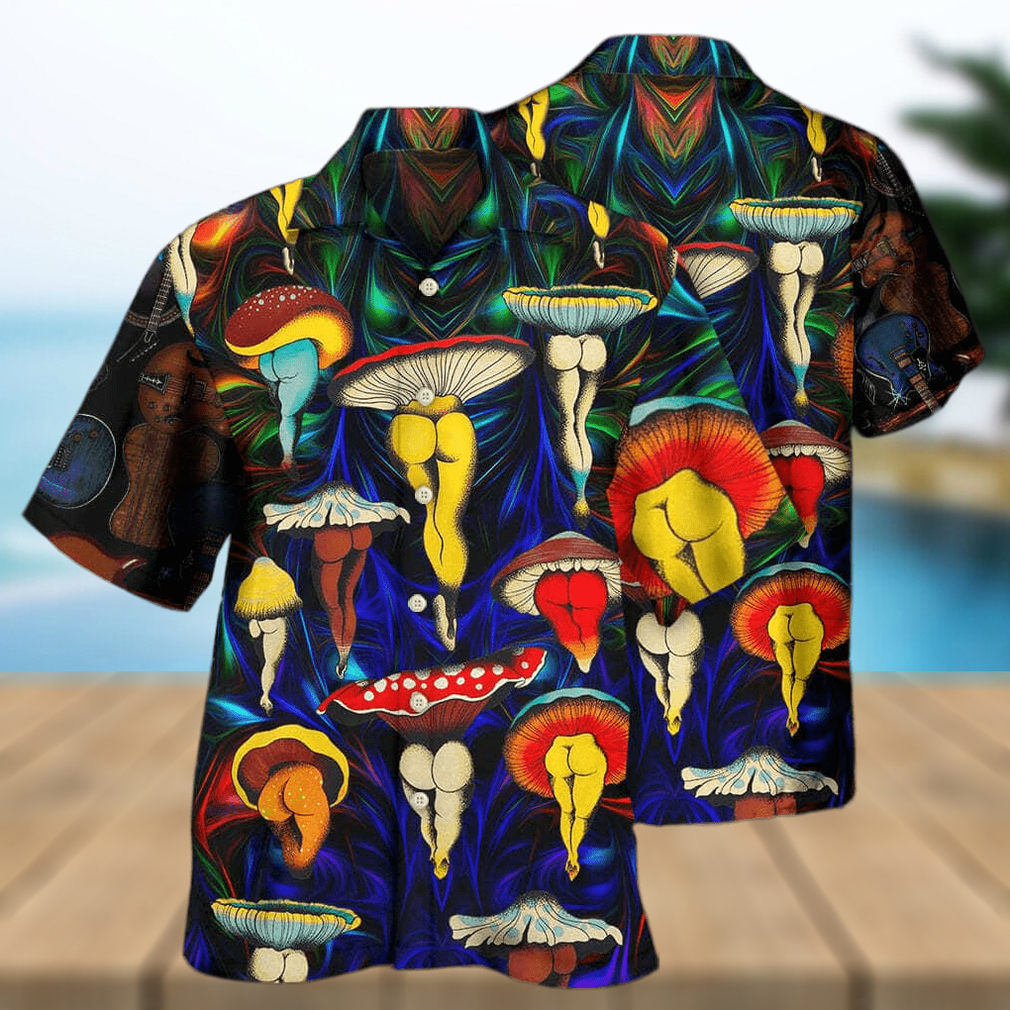 Funny Hippie Mushroom Hawaiian Shirt Gift For Beach Vacation - Limotees