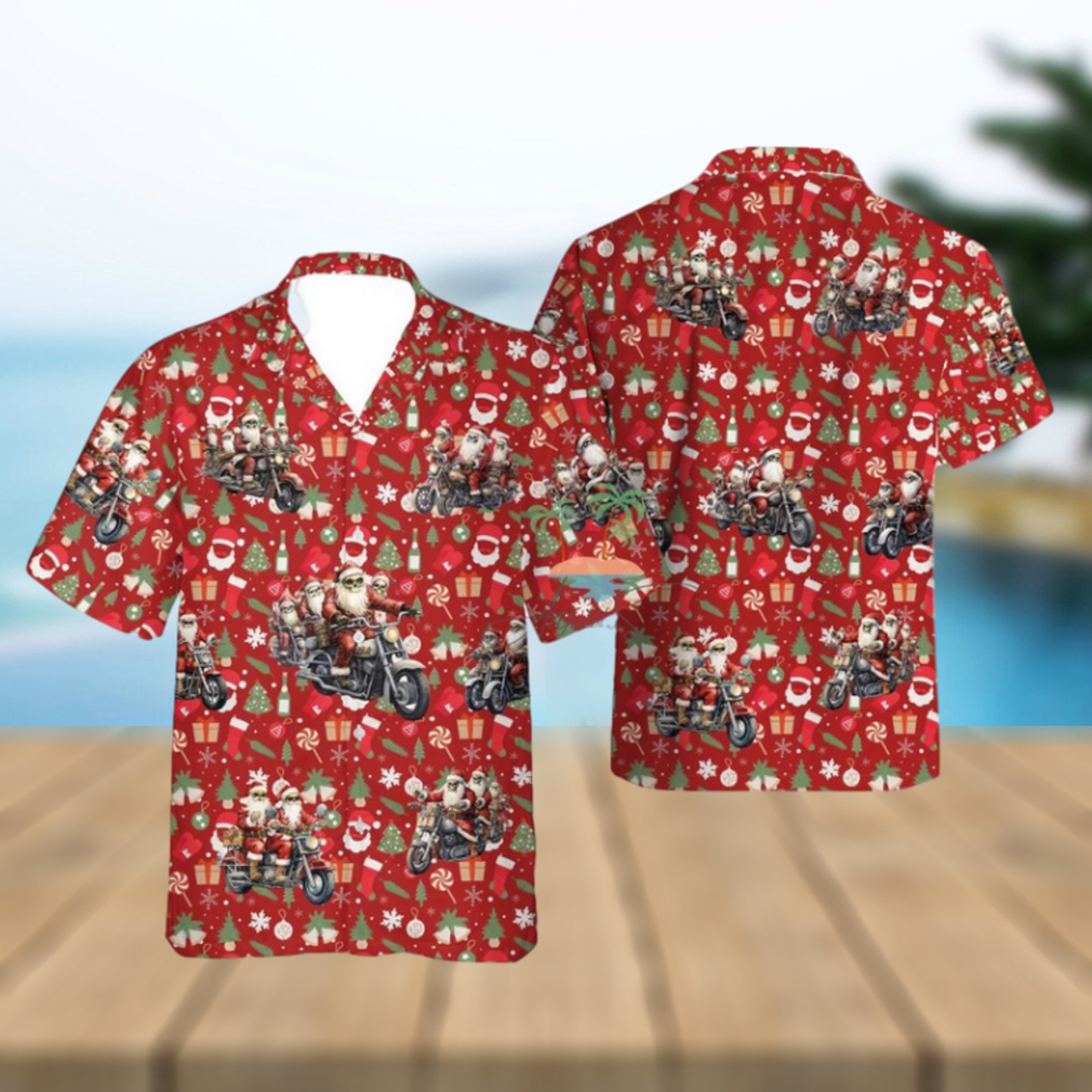 Funny Santa Claus Christmas Hawaii Shirts - Limotees