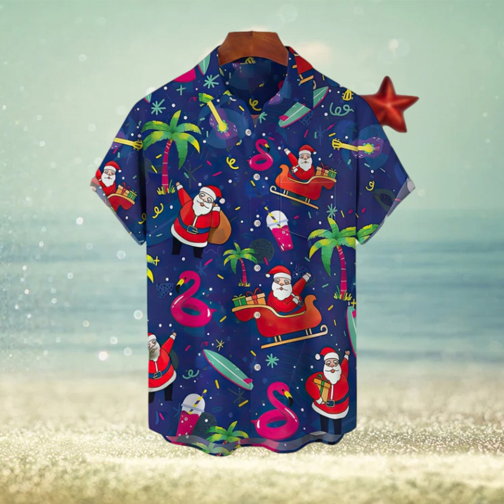 Funny Santa Claus Hawaiian Shirt - Limotees