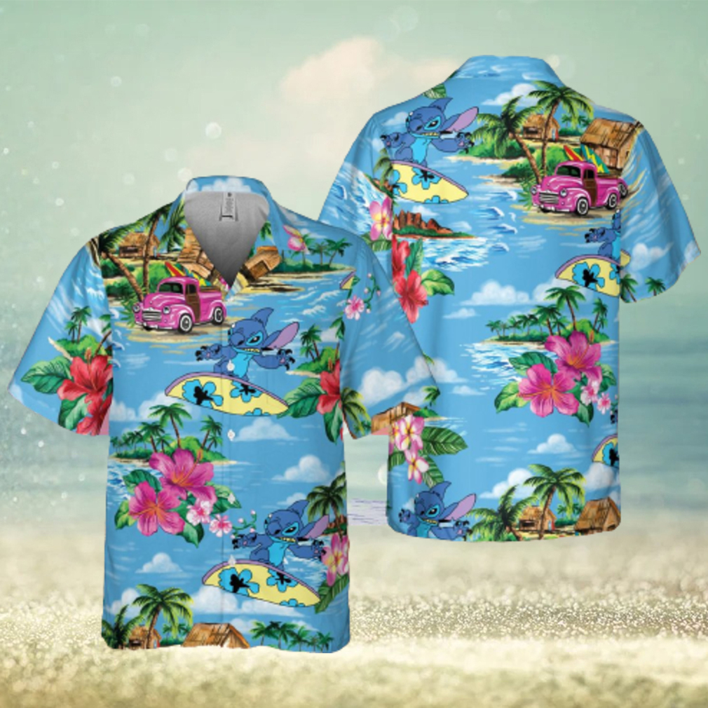 Funny Stitch Surfing Hawaiian Shirt - Limotees