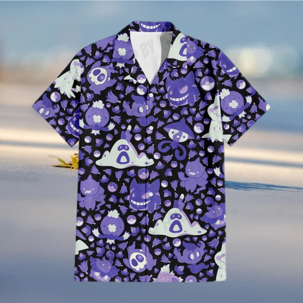 Gengar Ghost Hawaiian Shirt - Limotees