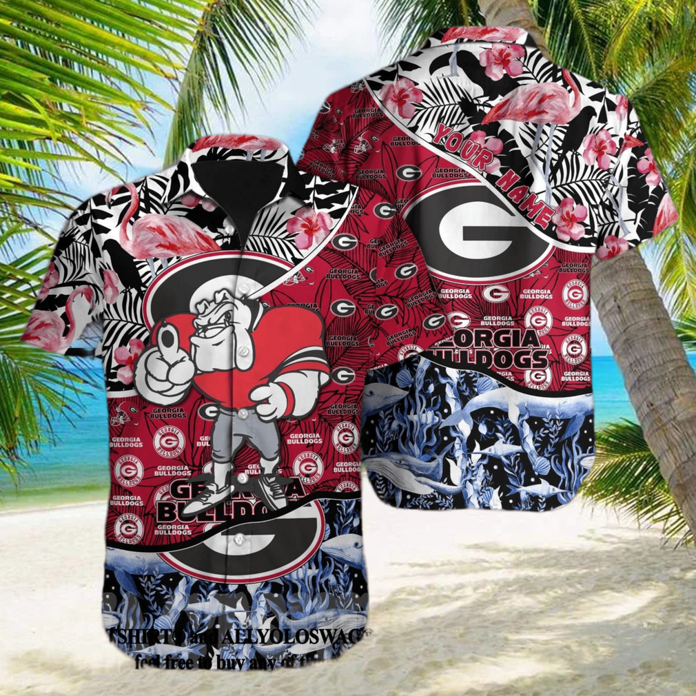 Georgia Bulldogs NCAA All Over Print Classic Hawaiian Aloha Shirt - Limotees