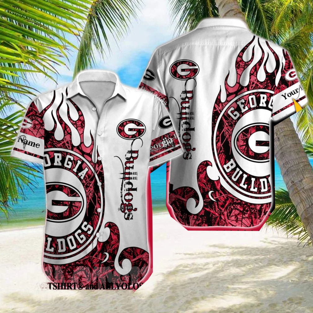 Georgia Bulldogs NCAA For Sport Fans 3D Vacation Hawaiian Shirt - Limotees