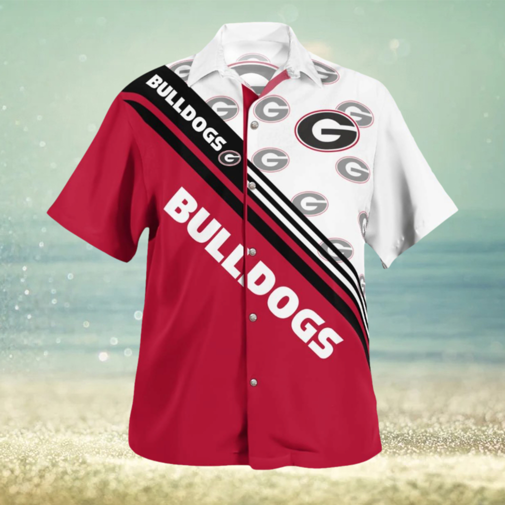 Georgia Bulldogs Standard Paradise Collar 3D Hawaiian Shirt Best For Fans Beach Gift For Men And Women - Limotees