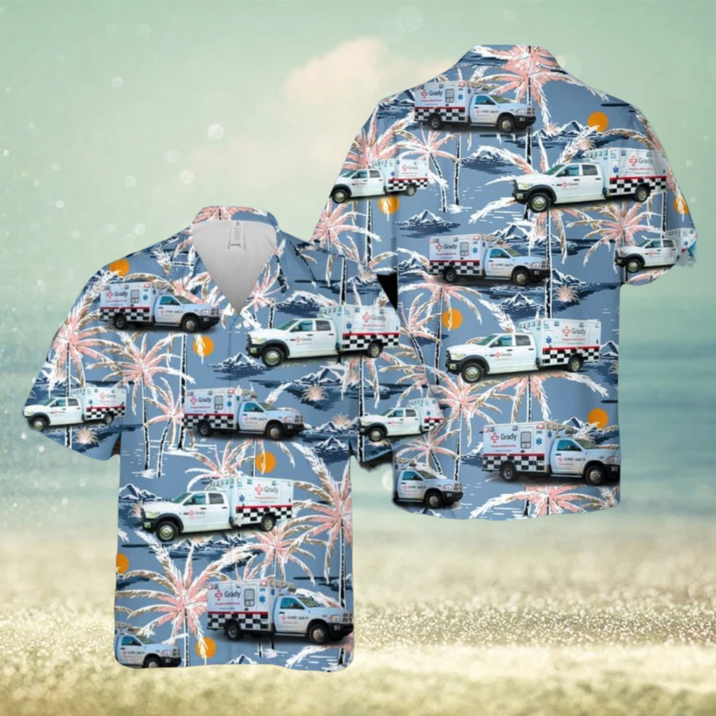 Georgia Grady EMS 3D Hawaiian Shirt Summer Holiday Gift For Men And Women - Limotees