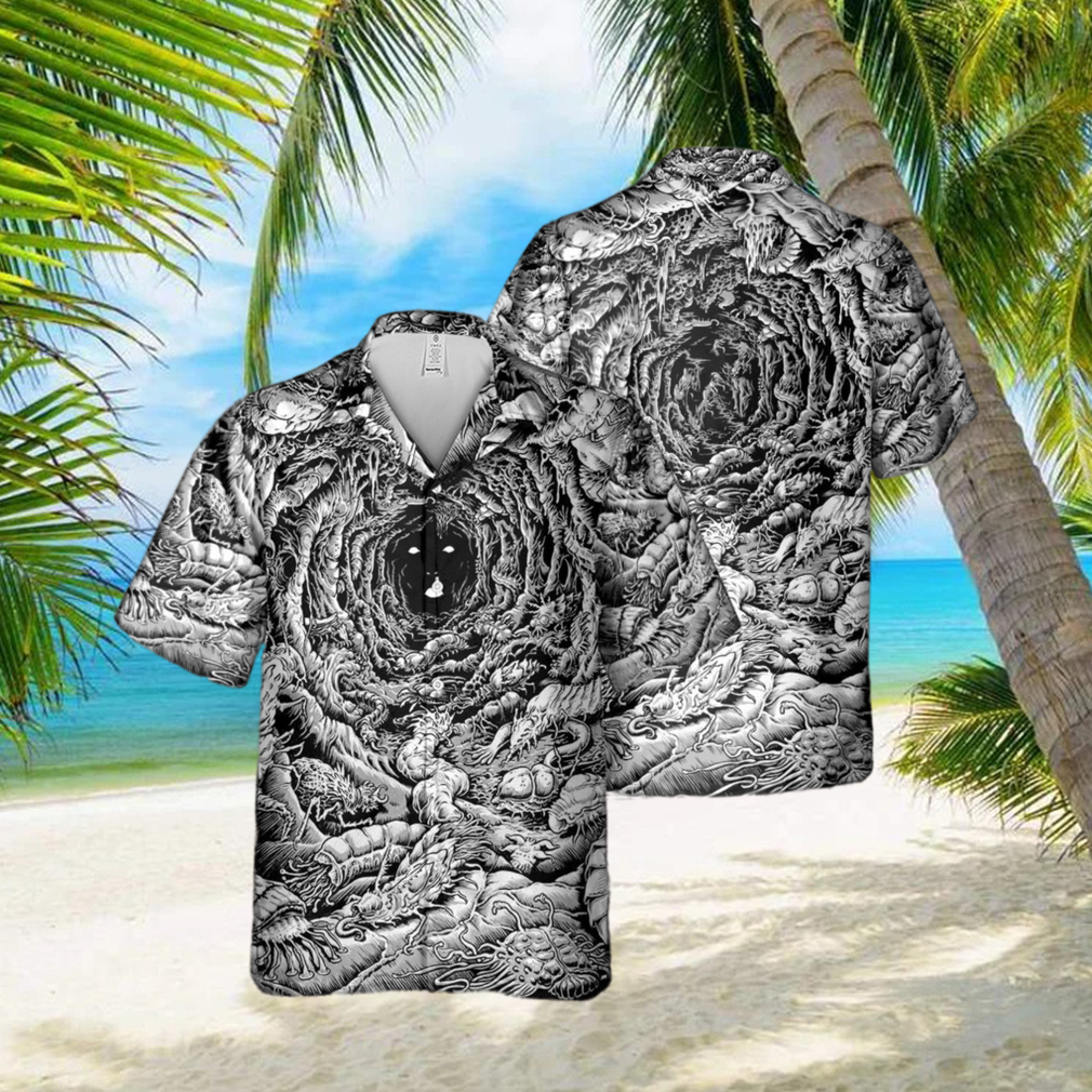 Giant Worm Guarding The Gates Of Hell Hawaiian Shirt Summer Gift For Men And Women - Limotees