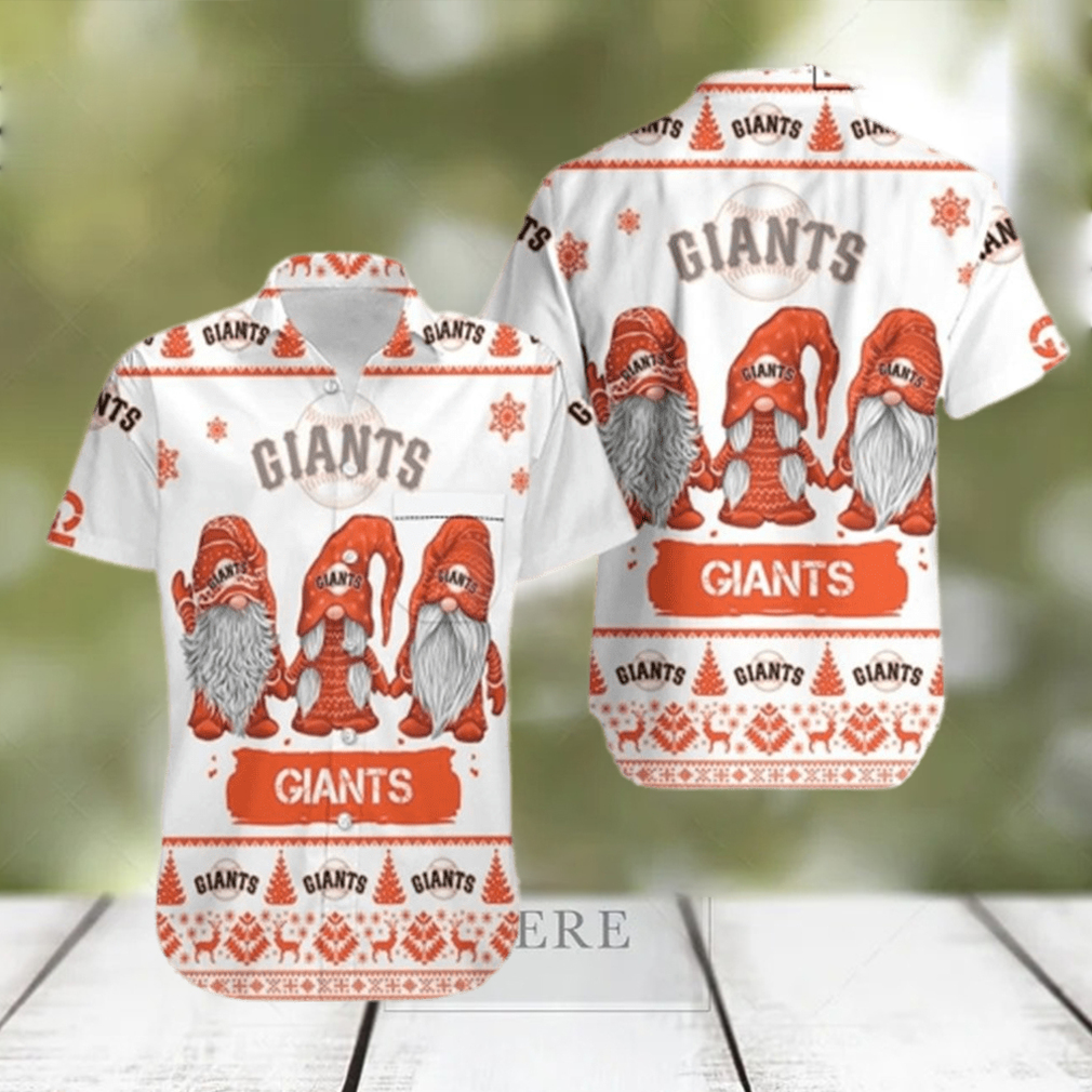 Gnomes San Francisco Giants Cool Hawaiian Shirts - Limotees