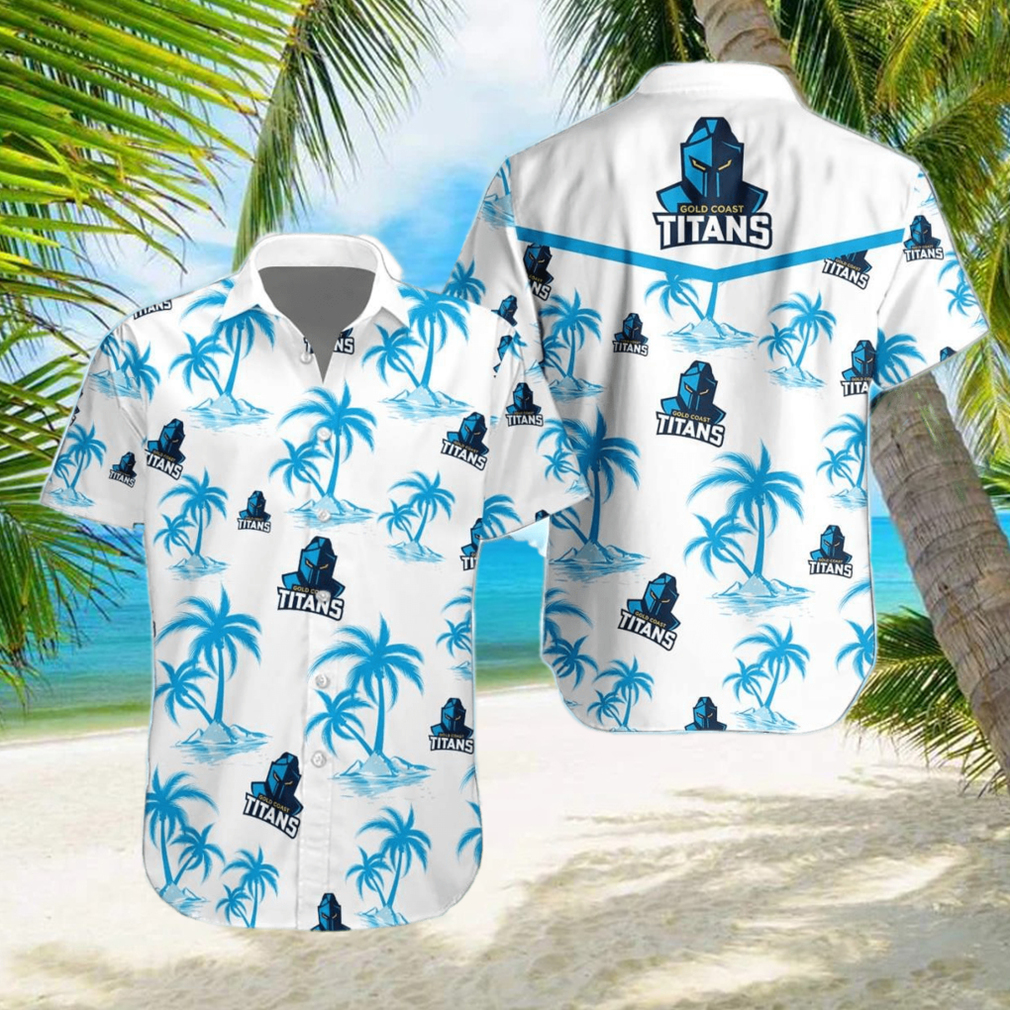 Gold Coast Titans NRL Hawaiian Shirt Best Gift For Men And Women Fans hawaiian shirt - Limotees