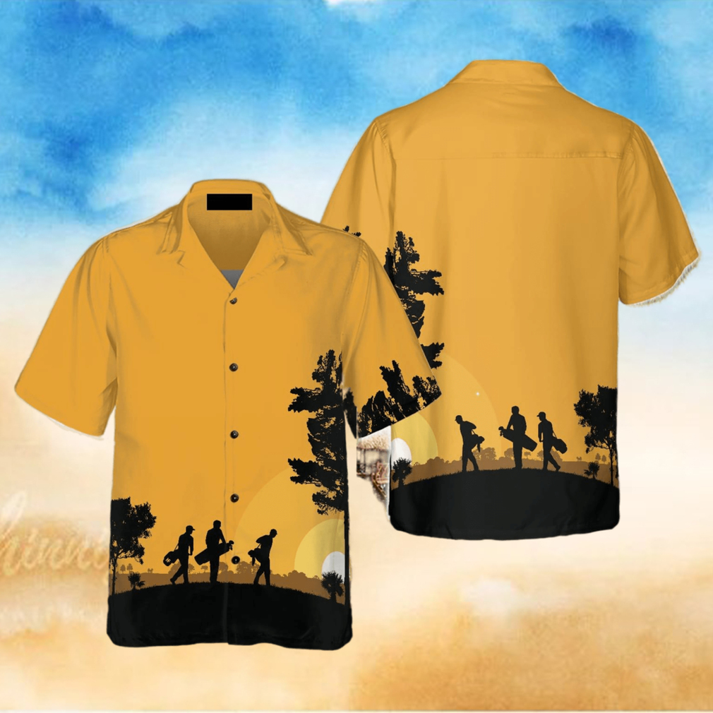 Golfers At Dusk Hawaiian Shirt Aloha Summer For Men And Women Gift - Limotees